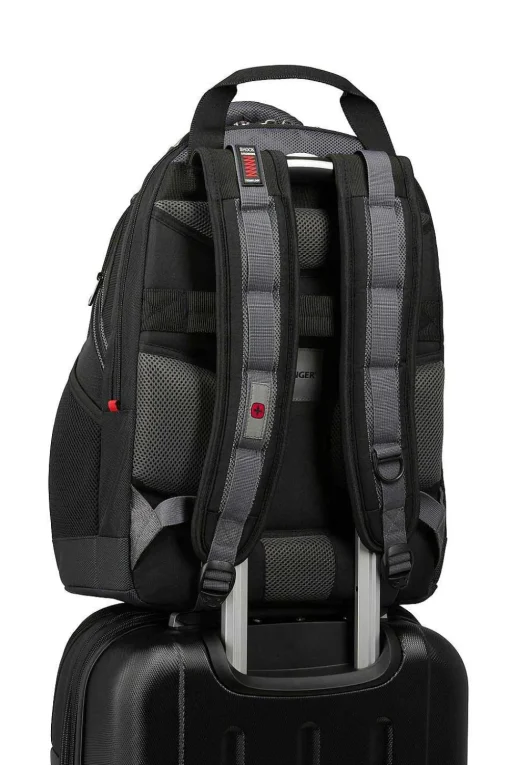Wenger Synergy Pro 16 Inch Laptop Backpack - Black/Gray>SWISSGEAR